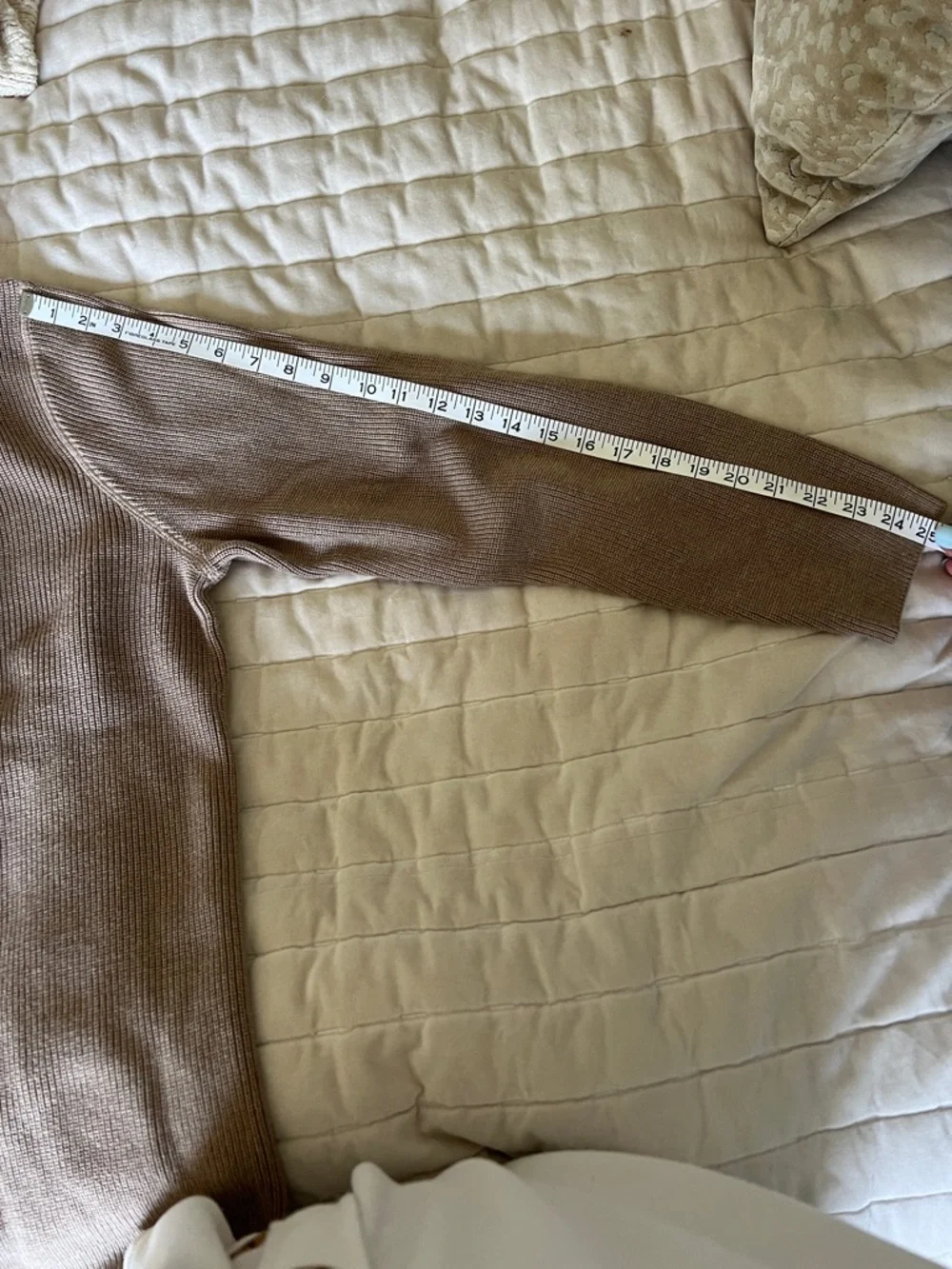 J. Crew Crewneck Cotton Sweater in Beige Men’s Large